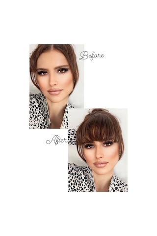 Caş Dekorasyon Takma Kahkül - Kızıl Kahve Balyaj - M2/33 - Uzun Kenarlı