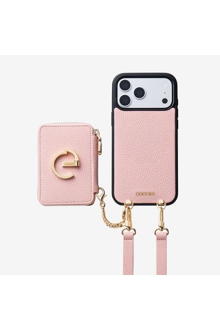 Kombinlenebilir - Apple Uyumlu iPhone 15 Uyumlu Magsafe Özellikli Pu Deri Tasarım Kılıf - By Bera Lina Pembe