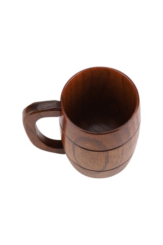 Ximistore9 Sağlıklı Ahşap Bira Bardak, El Tutmasıyla Konforlu Tutuş, Çok Amaçlı Kullanım İçin Dayanıklı Tasarım