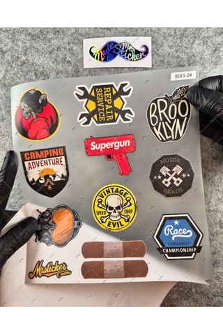 Bdls24 Küçük Boy 10lu Sticker Seti