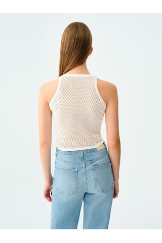 LOFT Crop Kadın Atlet Lf2032014 Q1.v1 Beyaz