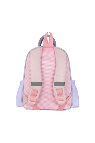 Kız Çocuk Anaokulu Sırt Çantası Melodi-labubu Kreş Çantası 33 25 Cm Ortopedik Su İtici Kumaş Pembe