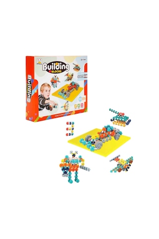 Şekilli Yapı Blokları 153 Parça Yaratıcı İnşaat Oyunu Eğitici Blok Seti