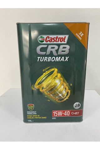 Castrol Crb Turbomax 15W-40 CI-4/E7 Motor Yağı 18 L