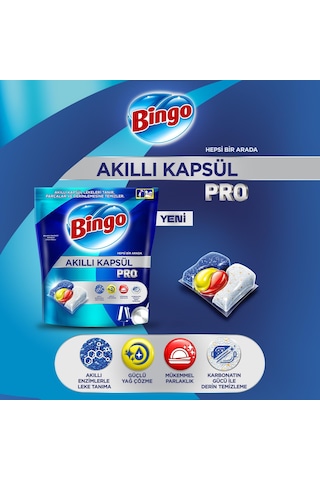 Bingo Akıllı Bulaşık Kapsülü Pro Max - 60 Adet