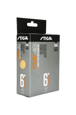 Stiga Cup 6lı Masa Tenisi Pinpon Topu Turuncu 1110-2503-06