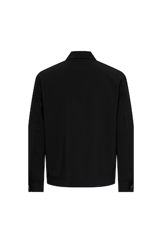 Only & Sons Onswıll Erkek Fermuarlı Overshirt Gömlek Regular Fit Günlük Şık Siyah