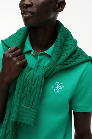 Tommy Hilfiger Th Erkek Script Regular Yeşil Polo Yaka T-shirt-16261