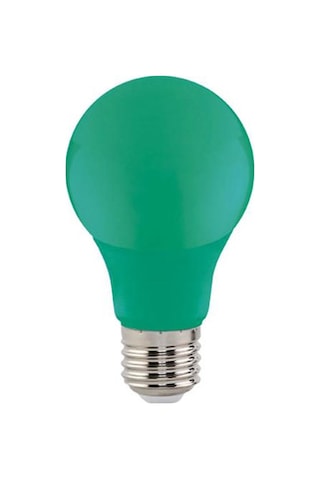 1 Adet 10 Watt Yeşil Işık E27 Duy Led Ampul, Sarı Işık 10 Watt Tasarruflu Led Ampul, 10 Watt