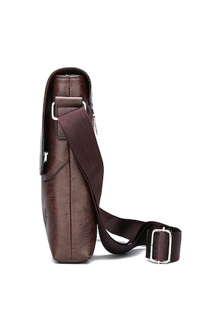 Yystore Jeep Erkek Askılı Çanta Swgw-78150 İş Evrak Çantası Koyu Kahverengi