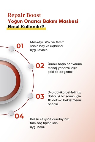 The Experience Repair Boost Yoğun Onarıcı Saç Bakım Maskesi 350 ML