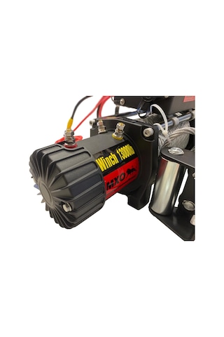 Mxo 13000 Lb Çelik Halatlı 12v Kollu Tambur 26mt Halat