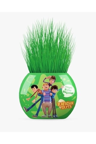 Yuup Rafadan Tayfa Temalı Çim Adam 6'lı Set Çocuklar İçin Eğitici Ve Eğlenceli Bitki Yetiştirme Kiti