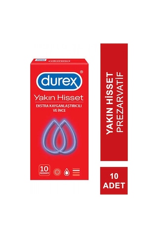 Durex Yakın Hisset Prezervatif 10'lu
