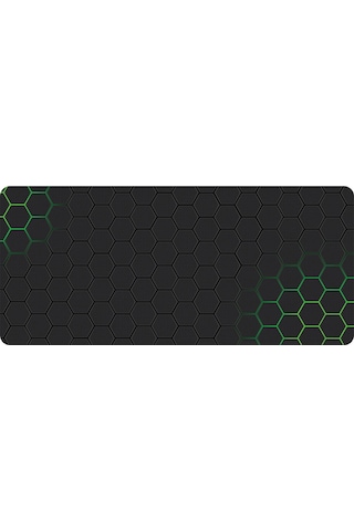 Cbtx 400x1000x3mm Kaymaz Kauçuk Mouse Pad Şık Petek Desenli Masaüstü Mat - Stil 10