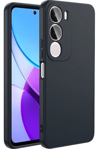 Zore Vivo Y19s Kılıf Mara Lansman Kapak - Siyah Siyah