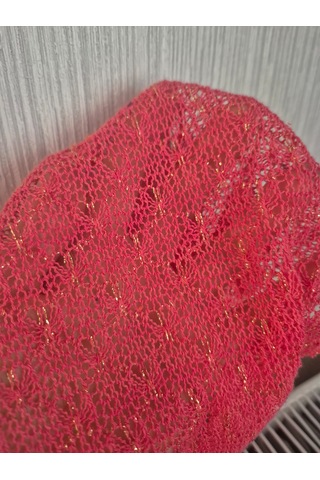 Pinkimaj Pembe Gold Kimono Örme Mevsimlik Pembe-gold