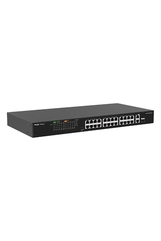 Reyee 24port Rg-es126fgs-lp 10/100 2-uplınk 1-sfp 180w Yönetilemez Poe Swıtch