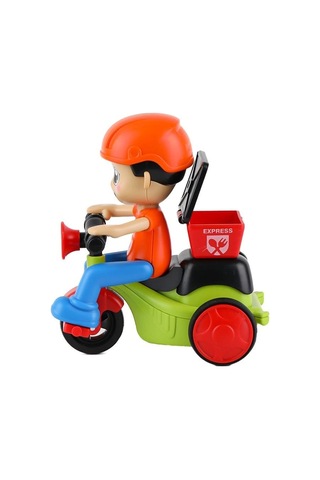 988y Sürtmeli Bisikletli Kurye -can Oyuncak Çok Renkli