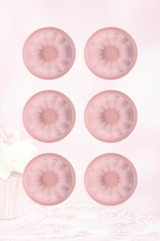 Silicolife Favori Kek Kalıbı, 6'lı Soft Pembe