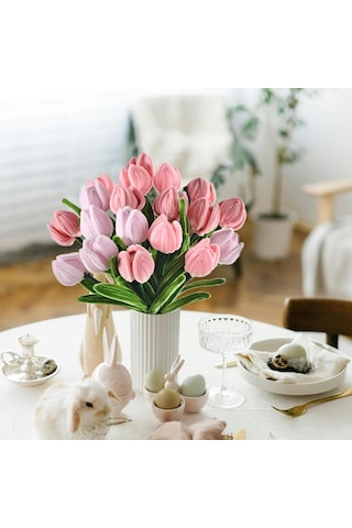 100 Adet 4'lü Şönil Set Pembe 25 Gül Kurusu 25 ,soft Pembe 25 Ordu Yeşili 25 Çiçek Tüylü Tel