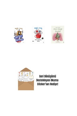Hayatımın Müsveddesi + Aşkı Giyinen Adam + Gece Çiçeği İstanbul + Okuma Sticker'ları