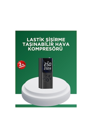 Dijital Lastik Pompası Çok Amaçlı Taşınabilir Kompresör