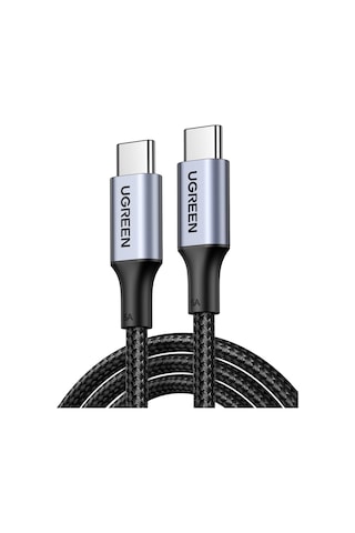 Ugreen Usb-c 100w 5a Qc Pd Örgülü Hızlı Şarj Kablosu, 2 M, Siyah, 70429