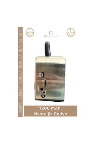 Radyo Bluetooth Usb Fm Mp3 Aux Tf Kart Fişli Pilli Yüksek Ses Sd Dekoratif Nostaljik Radyo
