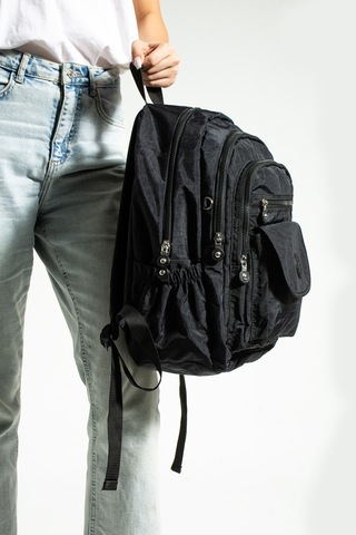 Mega Boy 2 Li Unisex Ayarlanabilir Ortapedik Askılıçok Bölmeli Okul Çantası + Kalemlik Siyah