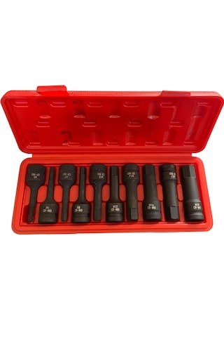 10 Parça 1/2 Darbeli Havalı Allen Lokma Seti H5-h6-h7-h8-h10-h12-h14-h16-h17-h19