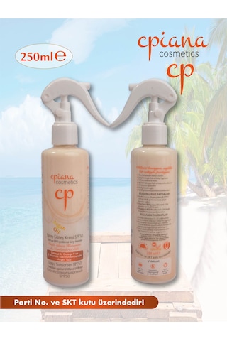 Güneş Koruyucu Krem Spf 50+ Argan Yağı 250ml