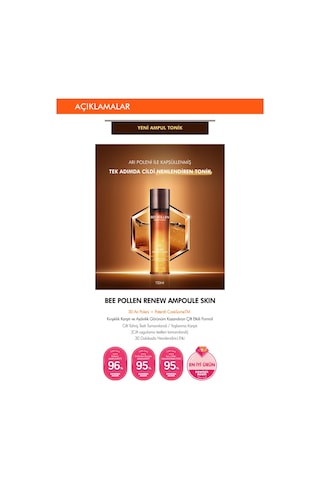 Missha Bee Pollen Renew Ampoule Skin Arı Poleni İçeren Besleyici ve Nemlendirici Tonik 150 ML