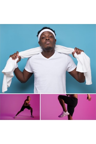 Spor Saç Bandı Sporcu Erkek Kafa Bandı Headband Tenis Gym Ter Bantı Fitness Saç Bantları Yoga Crossfit Bisiklet Ko