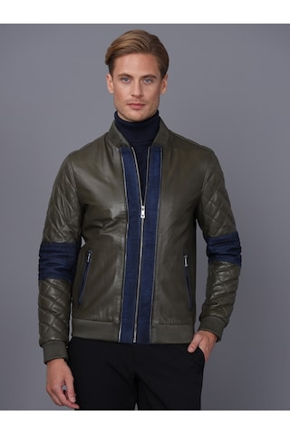 Basics&more Erkek Deri Ceket E1023 001