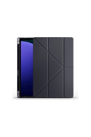 Samsung Galaxy Uyumlu Tab S11 Ultra 14.6inç X930 X936b Kılıf Kalem Bölmeli Trifolding Case Kılıf