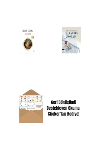 Murtaza Midi Boy + Elli Kuruş Çikolata + Okuma Sticker'ları