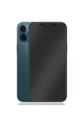 İphone Uyumlu 13 Mini Full Mat Ekran Koruyucu Siyah