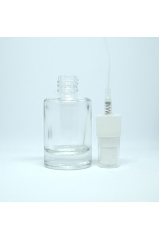 Boş Parfüm ve Kolonya Şişesi 12 ML 10 Adet Boş Plastik Beyaz Sprey