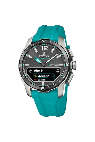 Festına F23000/5 Connected D Black Erkek Kol Saati Gri - Siyah