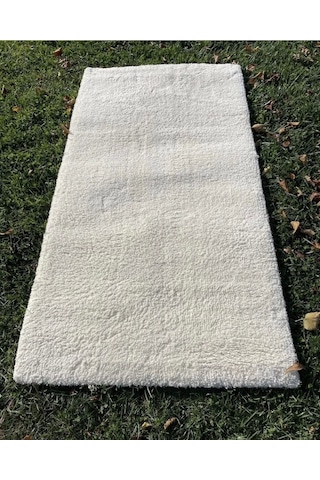 Hoom Rugs Shaggy 1006 Beyaz Modern Shaggy Halı