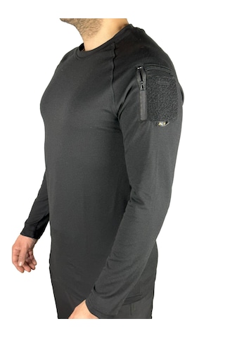 Ayz Outdoor Akn Bisiklet Yaka Uzun Kollu Taktik T-shırt Çok Renkli