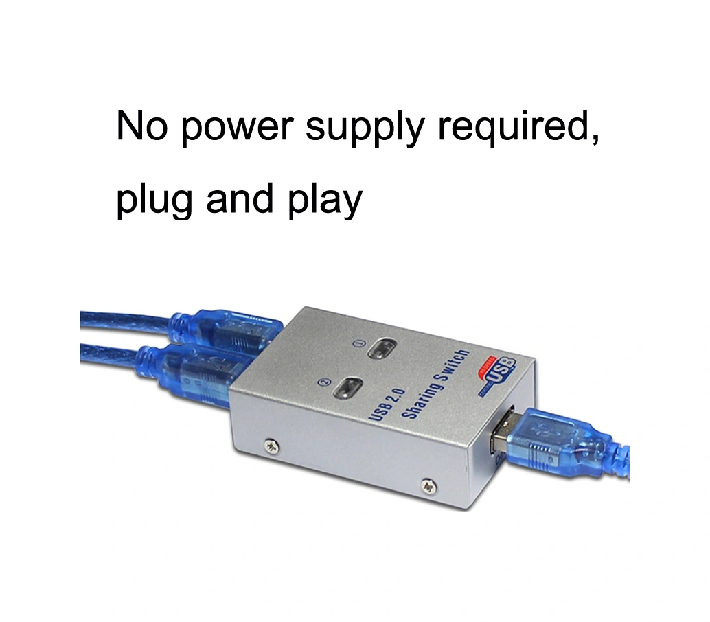 Sones Sw68 2'si 1 Arada Switcher Usb Manuel Baskı Paylaşım Cihazı, Renk: Siyah