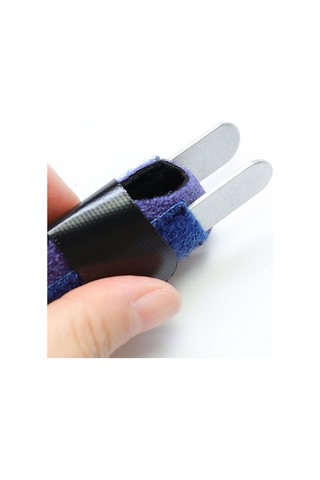 Shineyee Mavi Alüminyum Çubuklu Parmak/tozak Desteği, Çarpık Parmak Ağrısı Giderici, Yalıtkan Ve Ayarlanabilir Melamlı Korumalı Kalkan