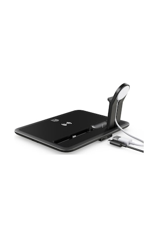 Ally 4 In1 15W Kablosuz Hızlı Şarj Standı Apple Uyumlu iPhone +Iwatch+Airpods (305122747)