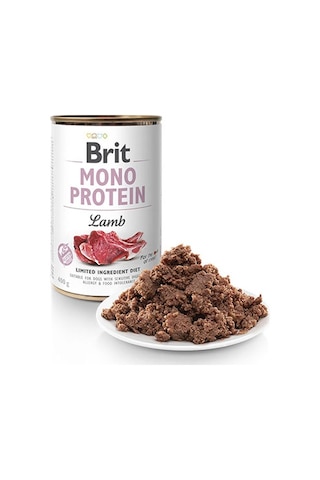 Brit Mono Protein Kuzu Etli Hassas Yetişkin Köpek Konservesi 400 Gr 110-20003.01