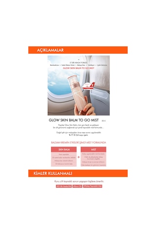 Missha Glow Skin Balm To Go Mist Cilde Işıltılı Görünüm Veren 5 Etkili Makyaj Misti