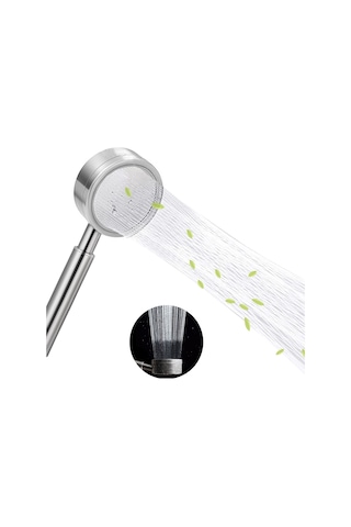 Qingmipy Paslanmaz Çelik Filtreli Duş Başlığı Seti - 1.5m Hortumlu Modern Banyo Aksesuarı Diğer