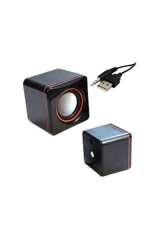 Usb 2.0  Hoparlör 1+1 Ses Bombası Usb  Stereo Speaker