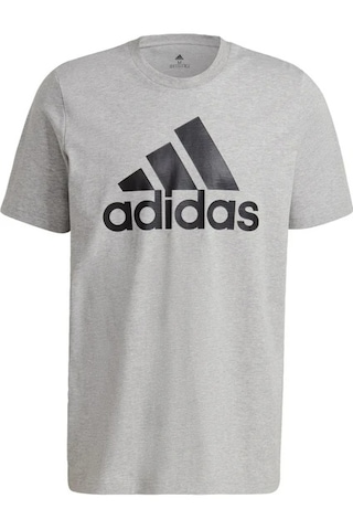 Adidas Sportswear Gk9123 Essentıals Bıg Logo Tee Tişört Gri